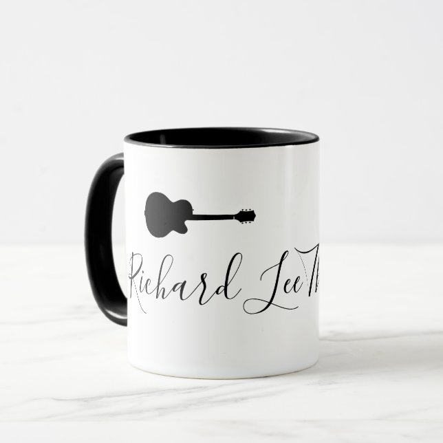 Mug de guitare cool pour guitariste (Devant gauche)