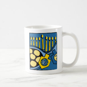 Mug de Hanoucca humoristique Option de personnalis