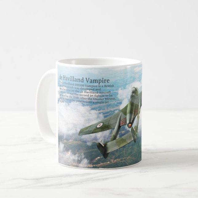 Mug de Havilland Vampire (Devant gauche)