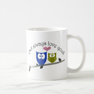 Mug De hibou amour toujours vous !