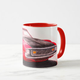 Mug de javelin rouge 1974