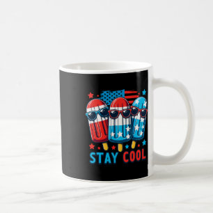 Mug De Juillet Patriotique Américain Drapeau Ice Pop P