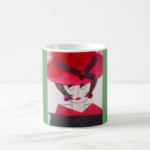 Mug de la dame sophistiquée