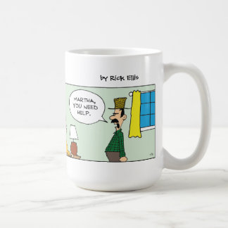 Mug de la femme de fermier drôle