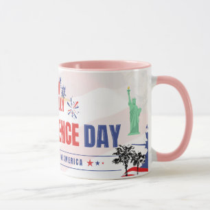 Mug de la fête de l'indépendance américaine – 4 ju