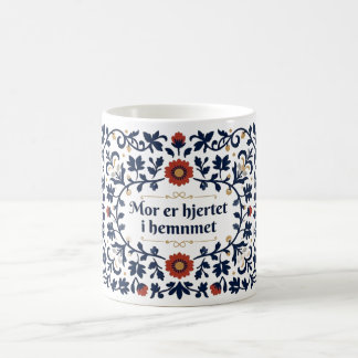Mug de la fête des mères en Art Populaire Scandina