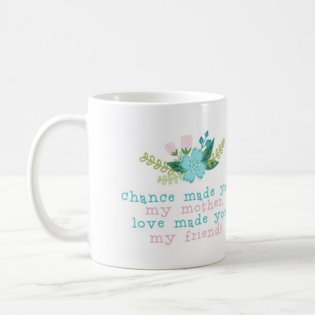 Mug de la Fête des mères florales (Gauche)