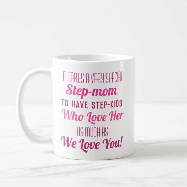 Mug de la Fête des Mères Rose mignonne pour les St (Gauche)