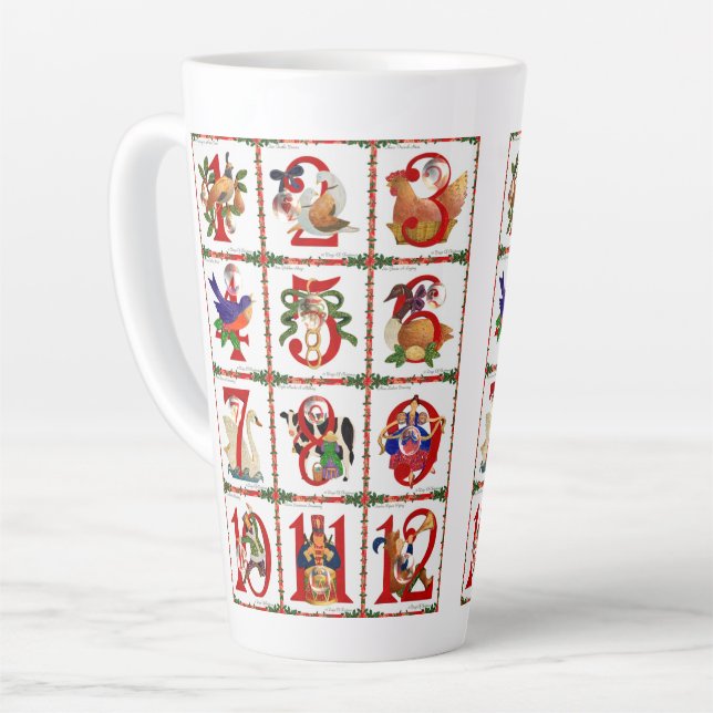Mug de la Latte des 12 Jours de Noël (Angle gauche)