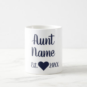 Mug de la marine établie à la suite d'une tante 