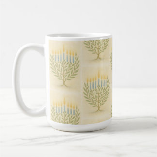 Mug de la ménorah de Channukah