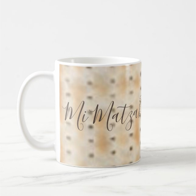 Mug de la Pâque 11 oz Mi Matzah (Gauche)