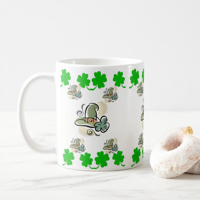 Mug de la Saint Patrick (Avec donut)