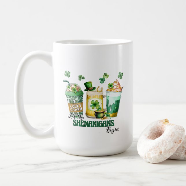 Mug de la Saint Patrick (Avec donut)