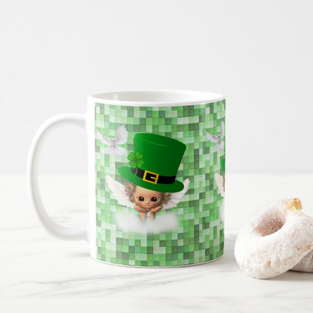 Mug de la Saint Patrick (Avec donut)