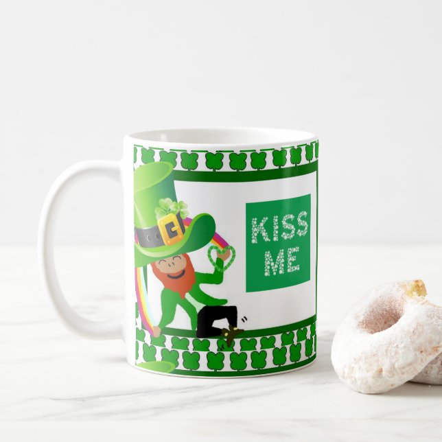 Mug de la Saint Patrick (Avec donut)