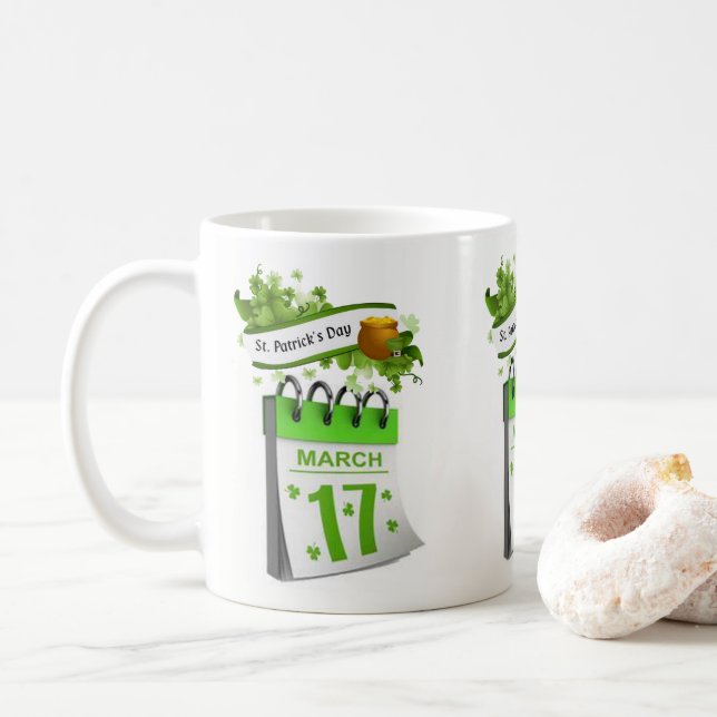Mug de la Saint Patrick (Avec donut)
