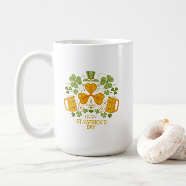 Mug de la Saint Patrick (Avec donut)
