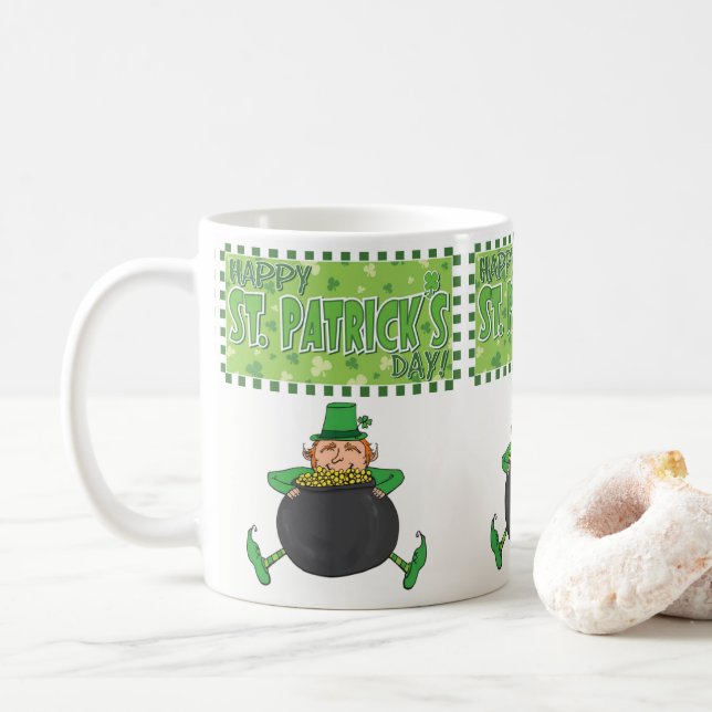 Mug de la Saint Patrick (Avec donut)