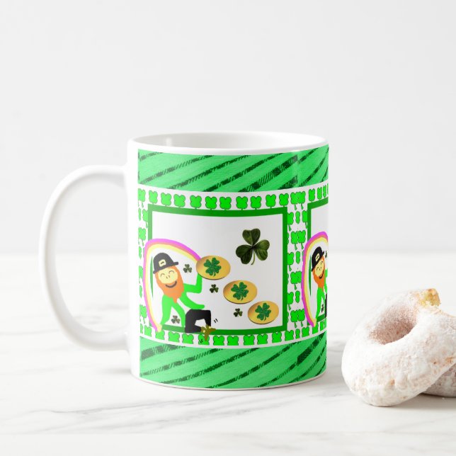Mug de la Saint Patrick (Avec donut)