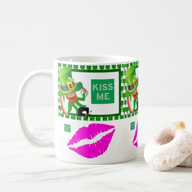 Mug de la Saint Patrick (Avec donut)