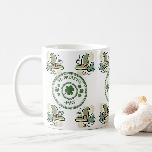 Mug de la Saint Patrick (Avec donut)