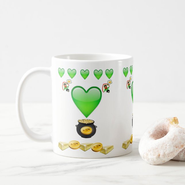 Mug de la Saint Patrick (Avec donut)