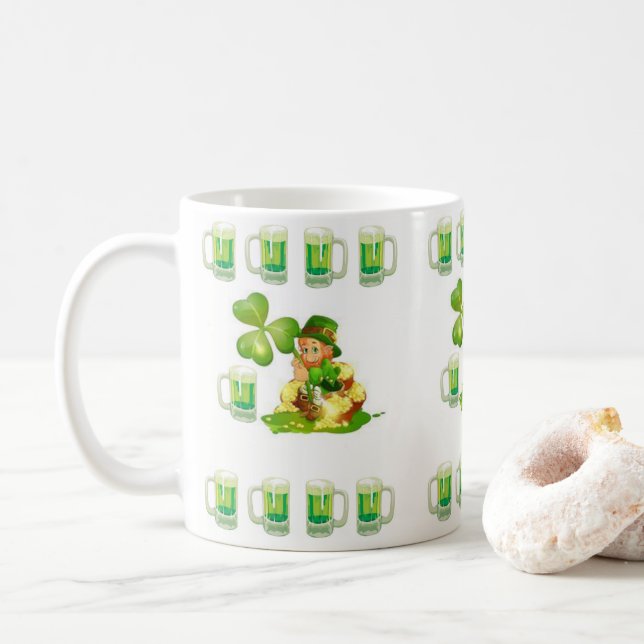 Mug de la Saint Patrick (Avec donut)