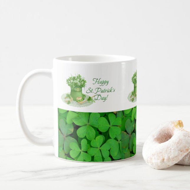 Mug de la Saint Patrick (Avec donut)