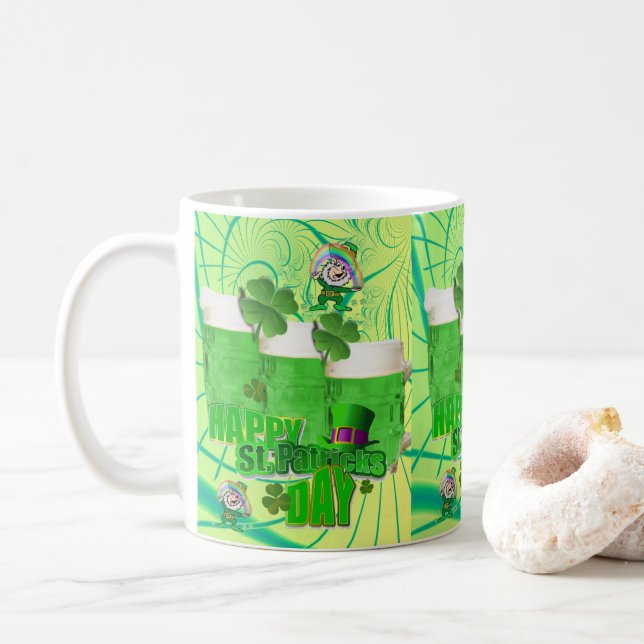 Mug de la Saint Patrick (Avec donut)