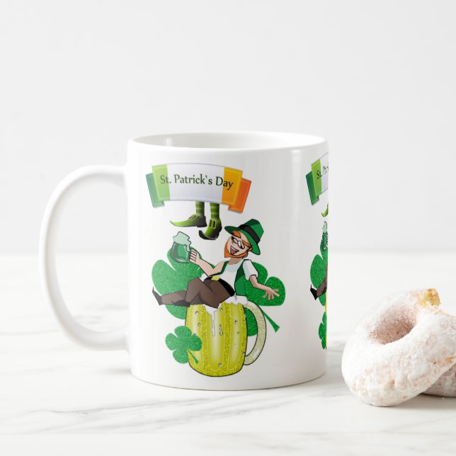 Mug de la Saint Patrick (Avec donut)