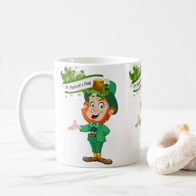 Mug de la Saint Patrick (Avec donut)
