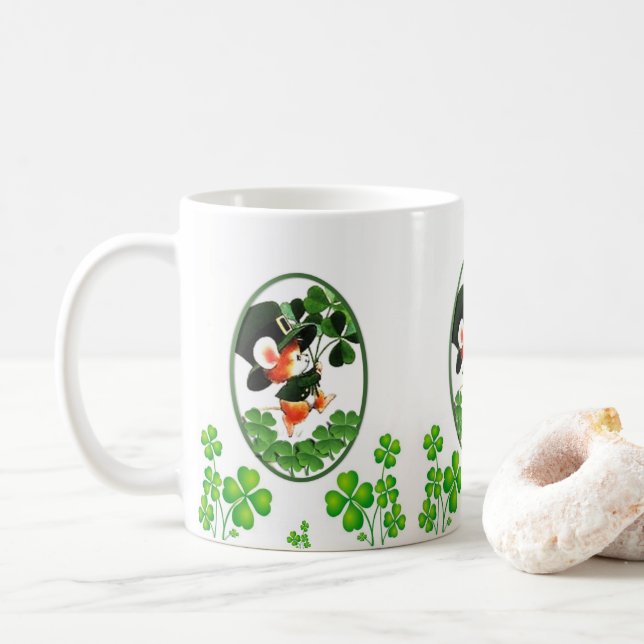 Mug de la Saint Patrick (Avec donut)