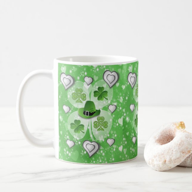 Mug de la Saint Patrick (Avec donut)