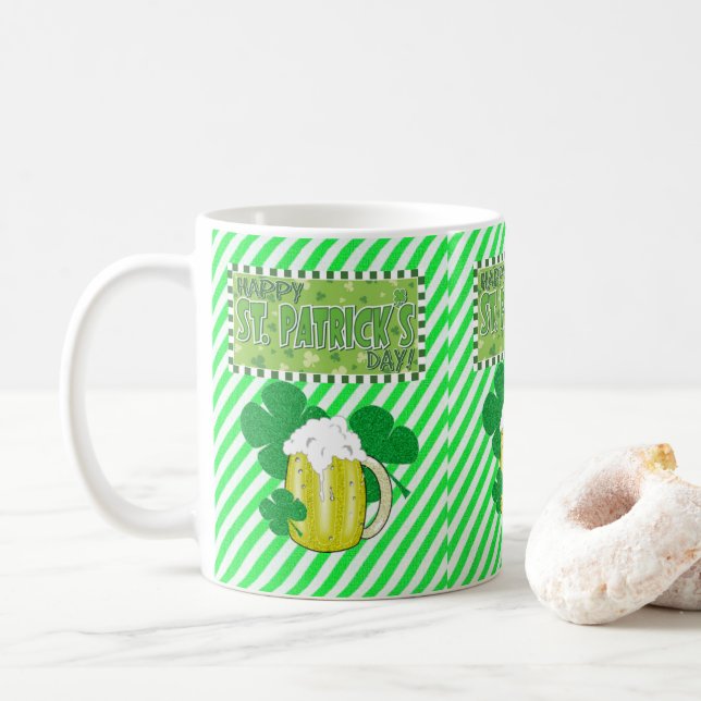 Mug de la Saint Patrick (Avec donut)