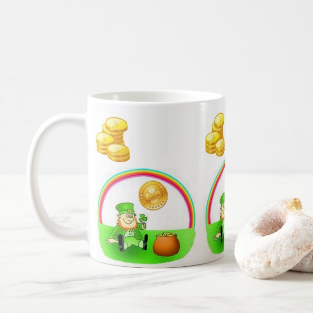Mug de la Saint Patrick (Avec donut)