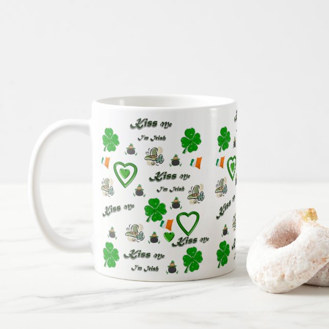 Mug de la Saint Patrick (Avec donut)