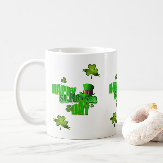 Mug de la Saint Patrick (Avec donut)