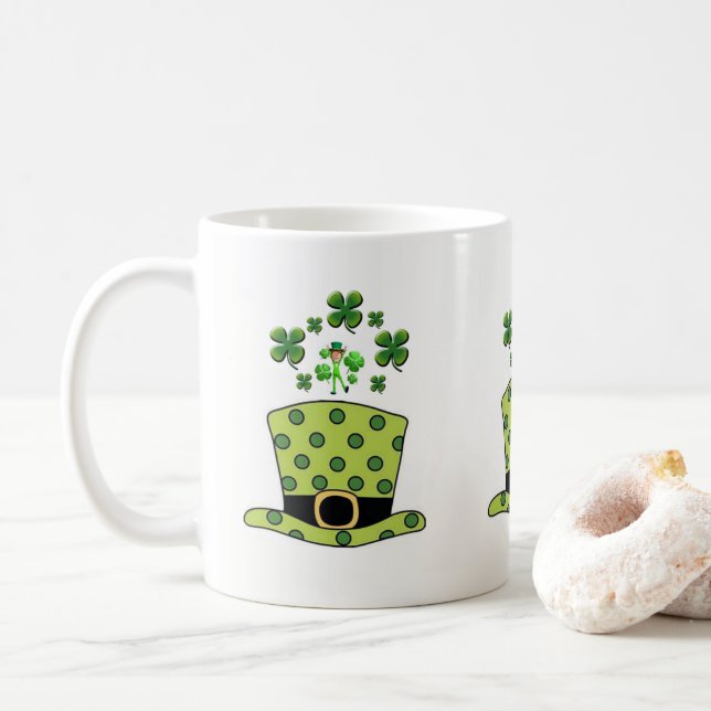 Mug de la Saint Patrick (Avec donut)