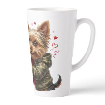Mug de la Saint-Valentin Funny Yorkie | Cadeau Ado