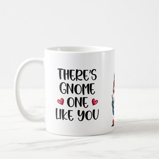 Mug de la Saint-Valentin Gnome Mignon (Gauche)
