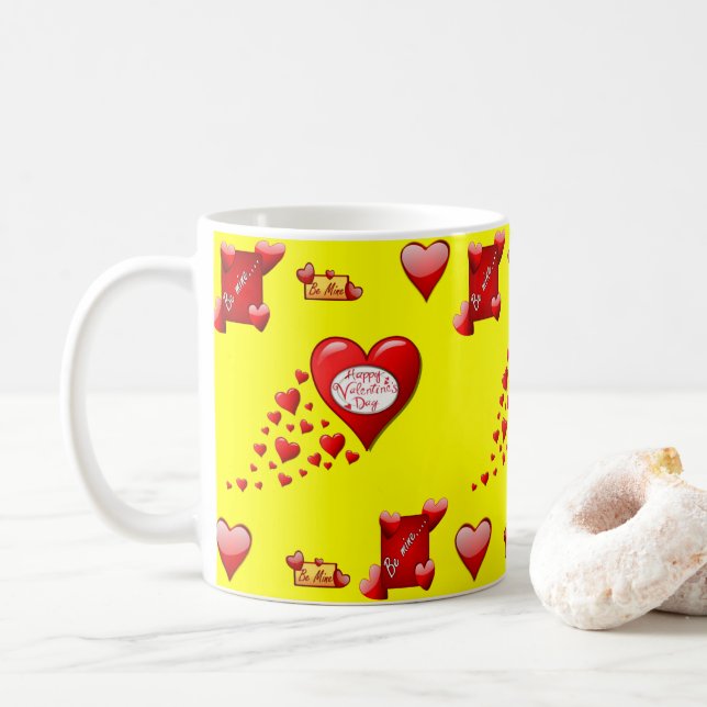 Mug de la Saint-Valentin Mugs (Avec donut)