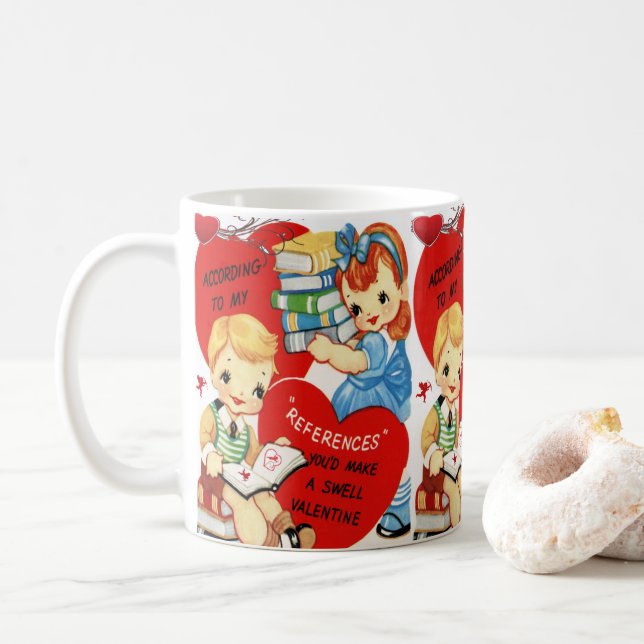 Mug de la Saint-Valentin Mugs (Avec donut)