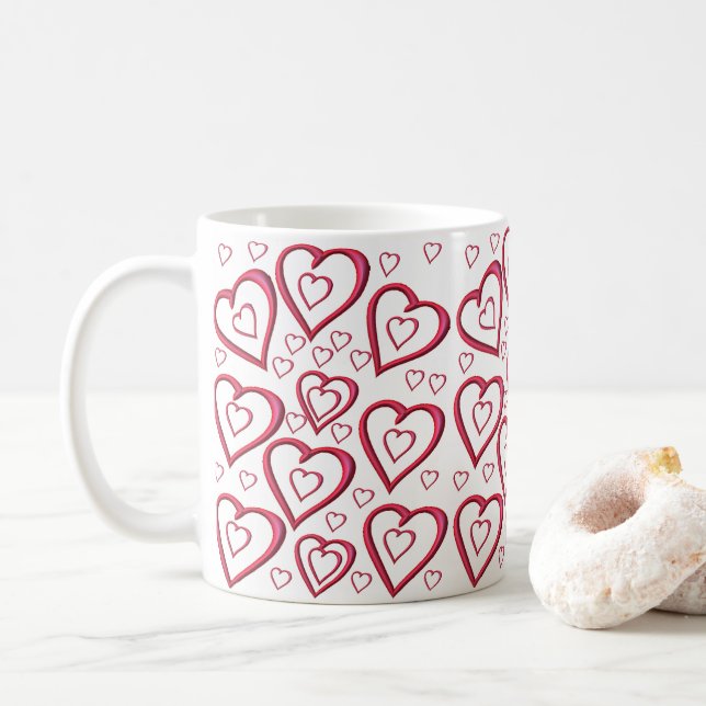Mug de la Saint-Valentin Mugs (Avec donut)