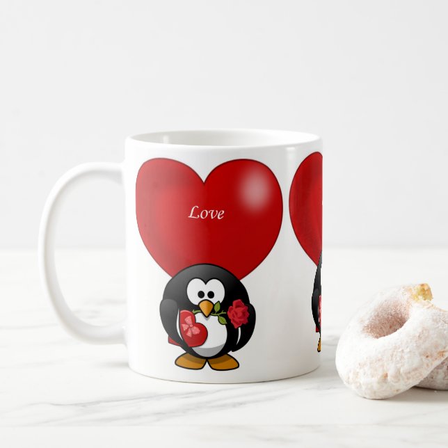 Mug de la Saint-Valentin Mugs (Avec donut)