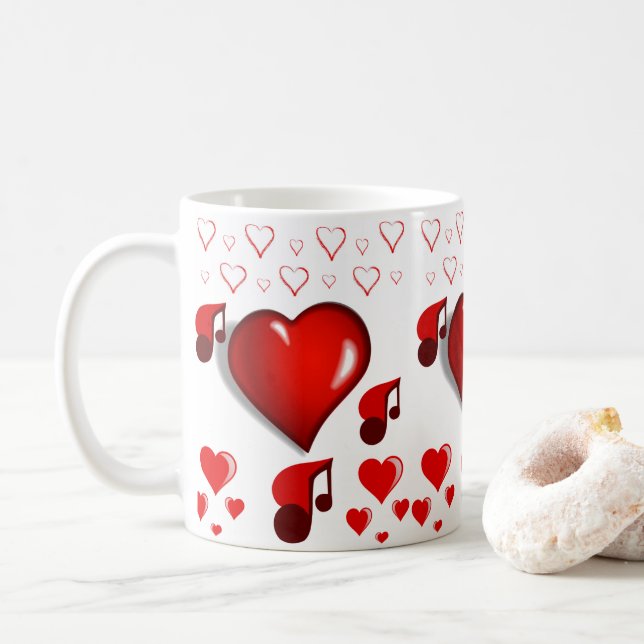 Mug de la Saint-Valentin Mugs (Avec donut)
