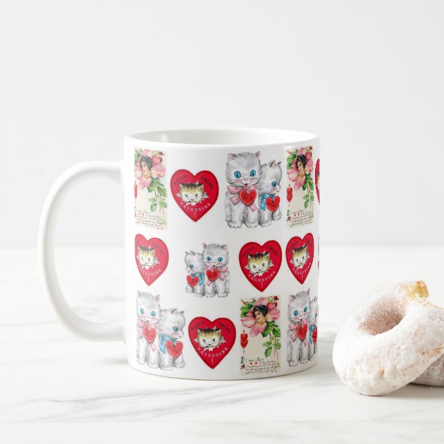 Mug de la Saint-Valentin Mugs (Avec donut)