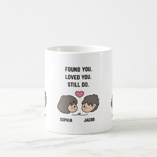 | Mug de la Saint-Valentin pour couple personnalis