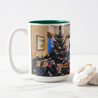 Mug de la scène de Noël
