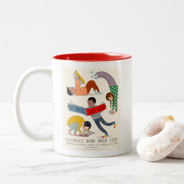 Mug de la Semaine du livre pour enfants 2024 (Avec donut)
